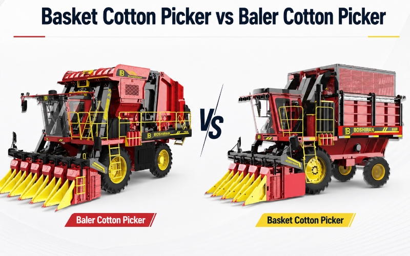 Basket Cotton Picker vs Baler Cotton Picker: Which One Is Right for Your Farm?